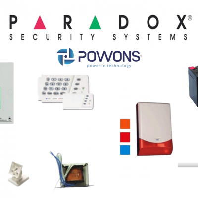 Paradox SP4000 1 Dedektörlü Kablolu Alarm Seti - Siren Flaşör - Renk: Kırmızı-Mavi